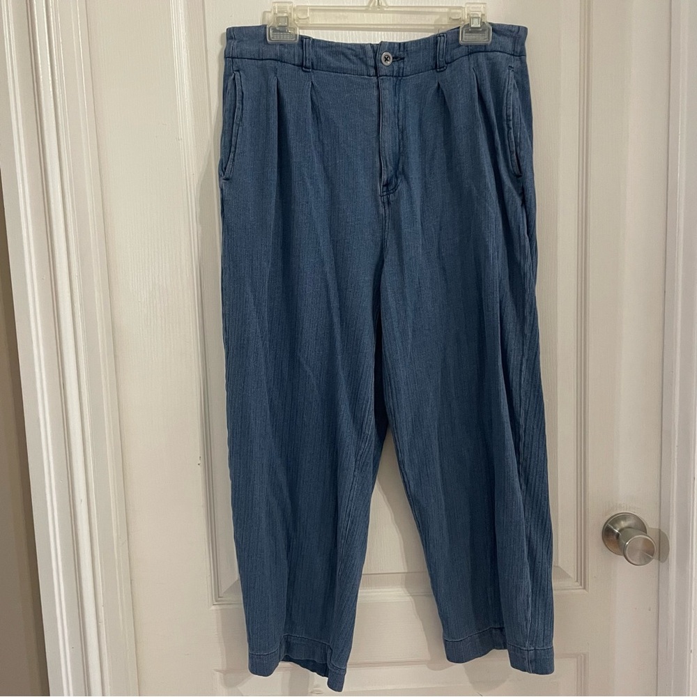 Halara Flex™ Mid Rise Pockets Barrel Leg Washed Casual Carrot Jeans Size Large